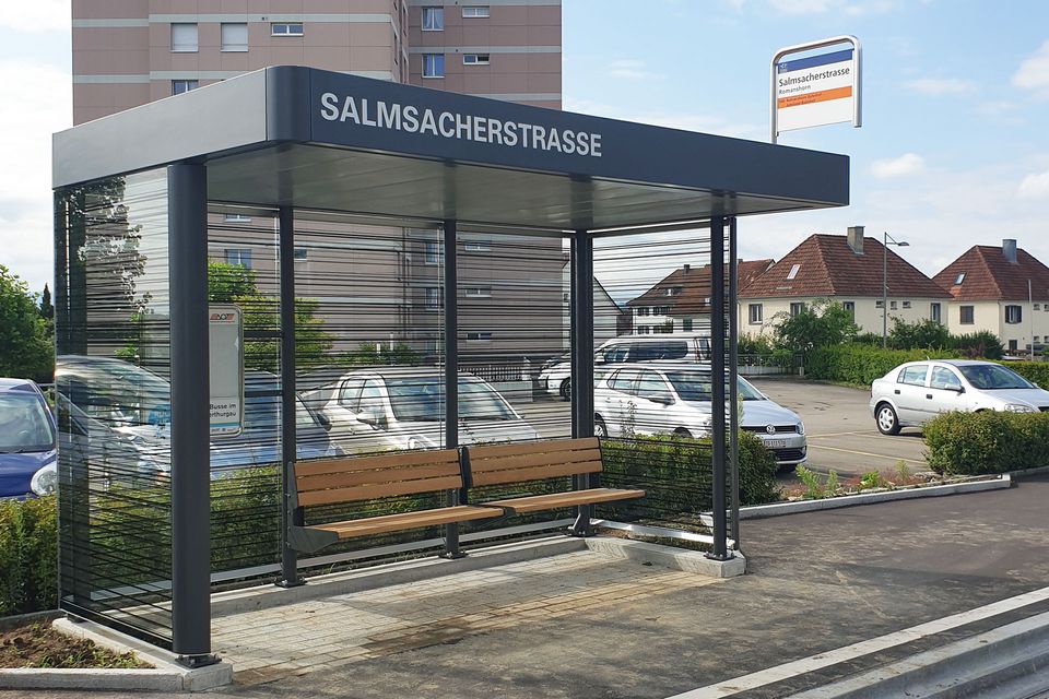 Buswartehalle Berso Gruendach